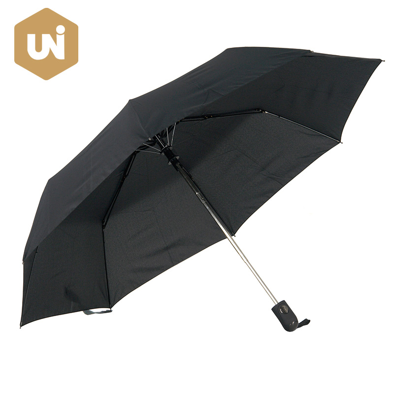 Hoe vouw je een automatische paraplu op?