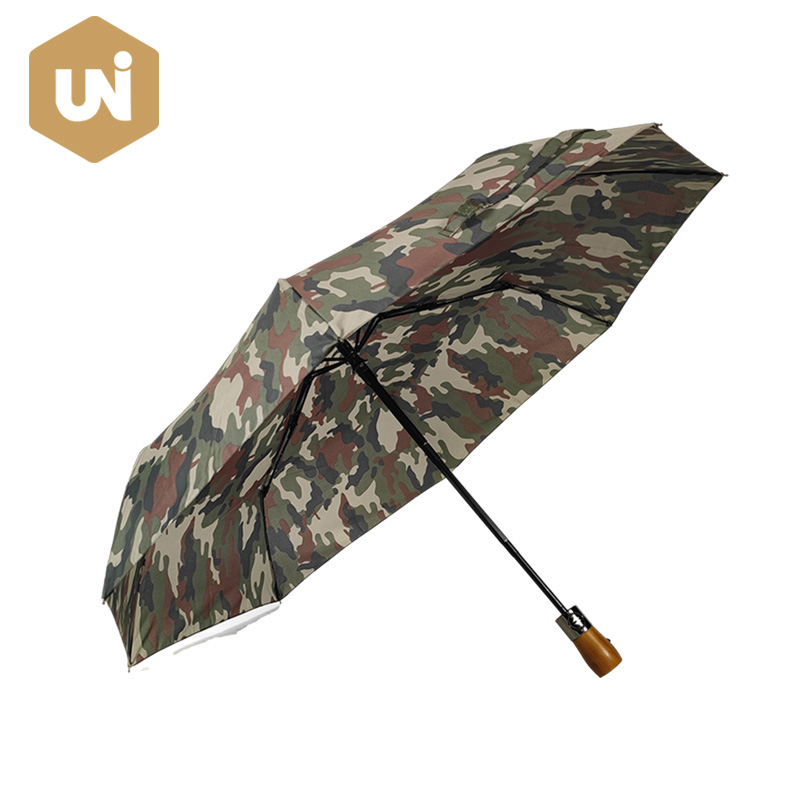 Camouflage Gent opvouwbare automatisch openende en sluitende paraplu