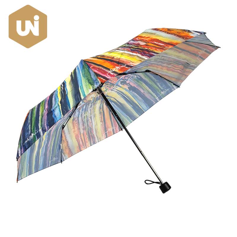 Draagbare Pocket Super Mini 3-delige regenparaplu